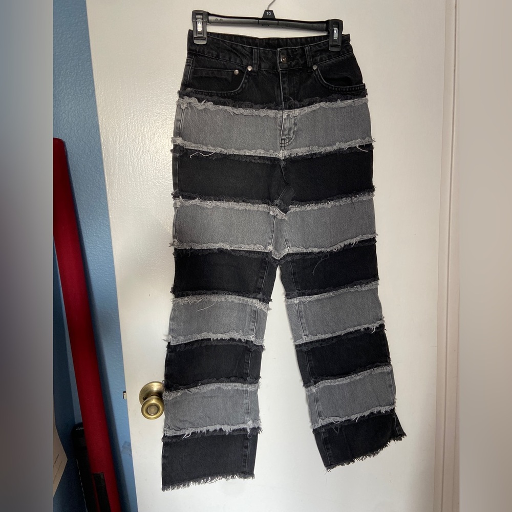 ragged jeans INFRINGEMENT JEAN - black